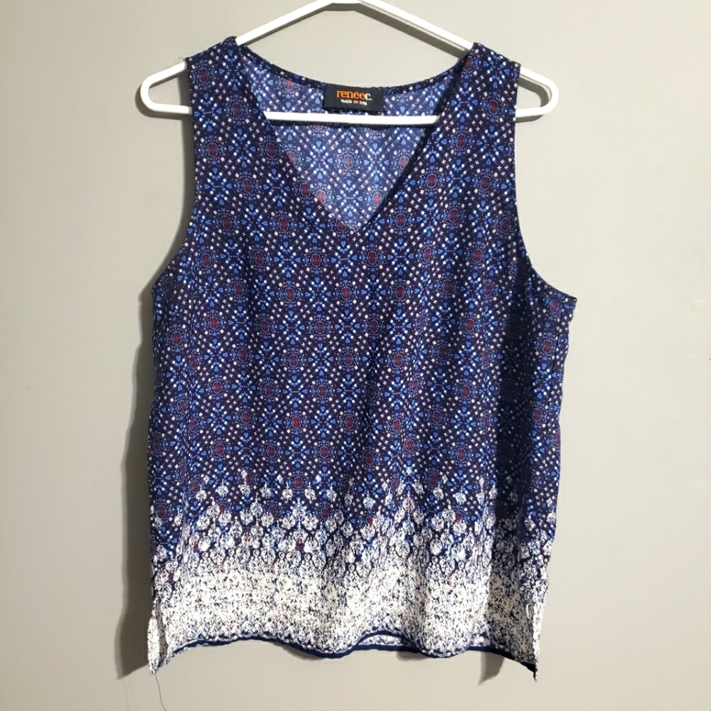 Renee C. Dressy tank top